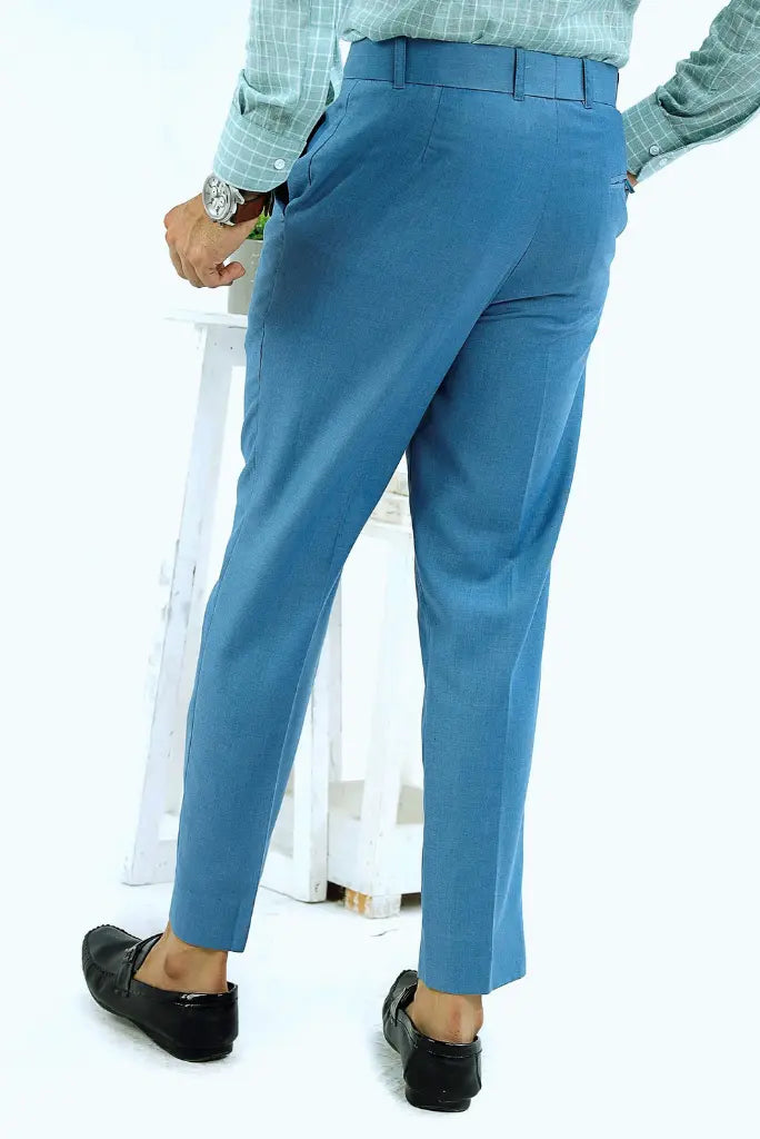 Men Sky Blue Slim Fit Office Pant Wedding Pant Casual Pant Night Dinner Trouser Gift For Him