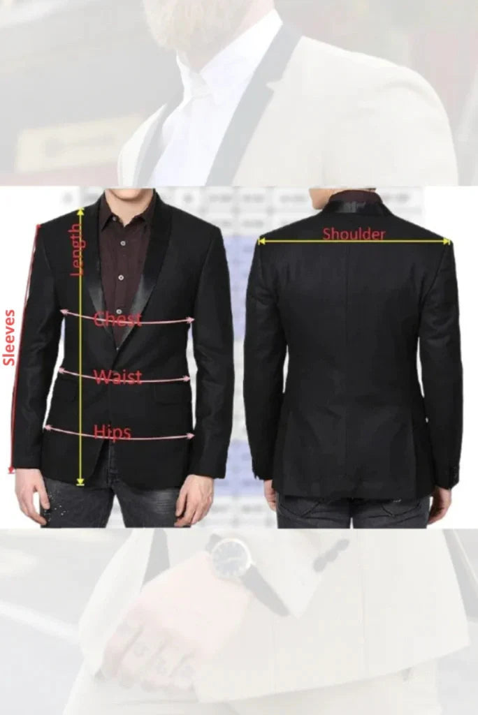 Men Black Tuxedo Blazer Elegant Groom Wedding Jacket & Dinner Event Party Wear Blazer Coat