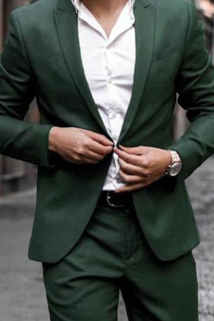 GREEN FORMAL BLAZER Elegant Fashion Coat Green Wedding Wear Gift Formal Fashion Blazer Men Green Coat