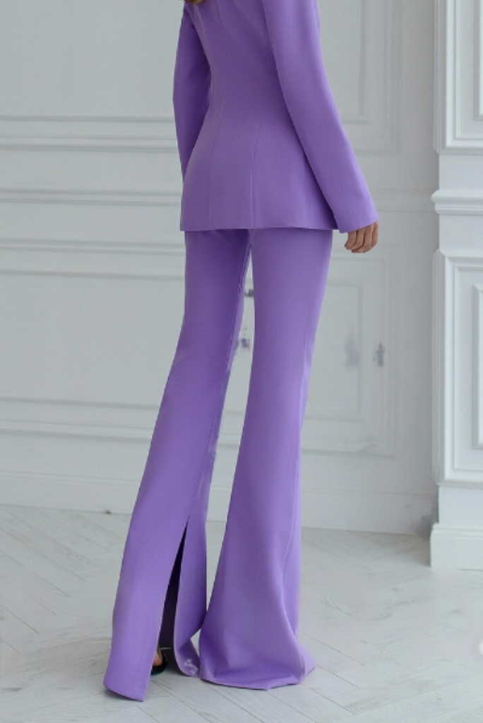 Lavender Elegant 2 Piece Suit for Her, Party wear Suit For Women, Occasion 2 Piece Suit