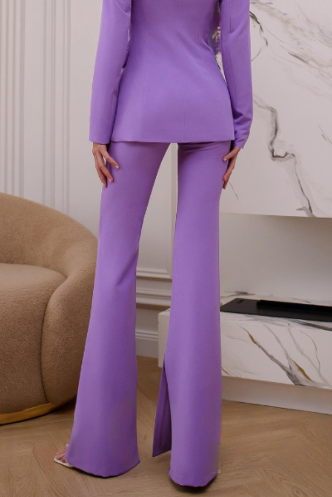 Lavender Elegant 2 Piece Suit for Her, Party wear Suit For Women, Occasion 2 Piece Suit