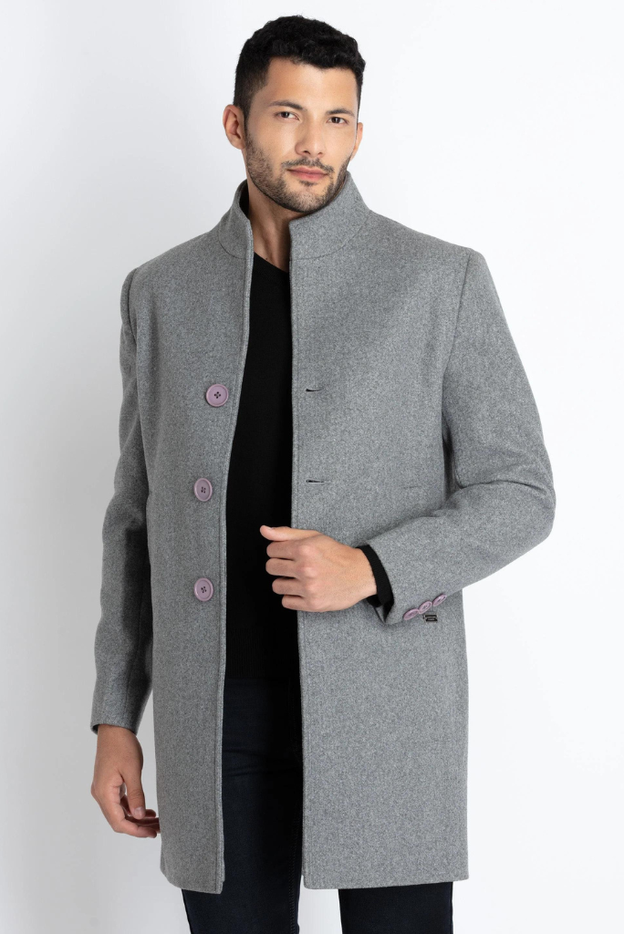 Men Over Long Coat Grey Trench long coat Classic Business Jacket Winter Outwear Jacket Tweed Vintage Overcoat New Year Gift For Him bespoke menswear