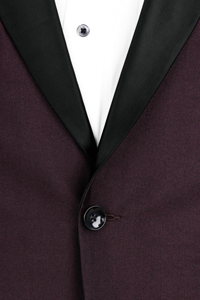 Man Wine 2 Piece Wedding Suit Slim Fit Suit Prom Wear Tuxedo Suit Dinner Party Suits Elegant Bespoke Men's Wear Gift For Him