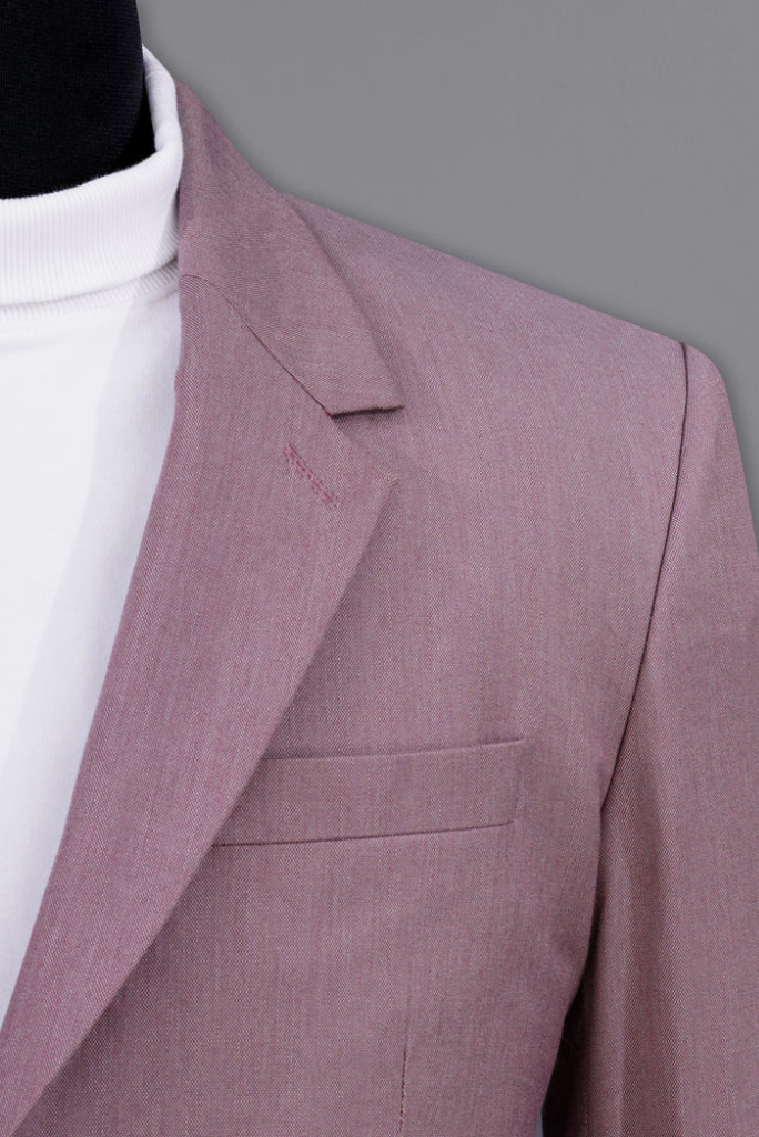 Men Two Piece Suit Formal Wedding Rose Pink Suit Elegant Bespoke Mens wear Dinner Suit Party Wear Suit Gift For Him